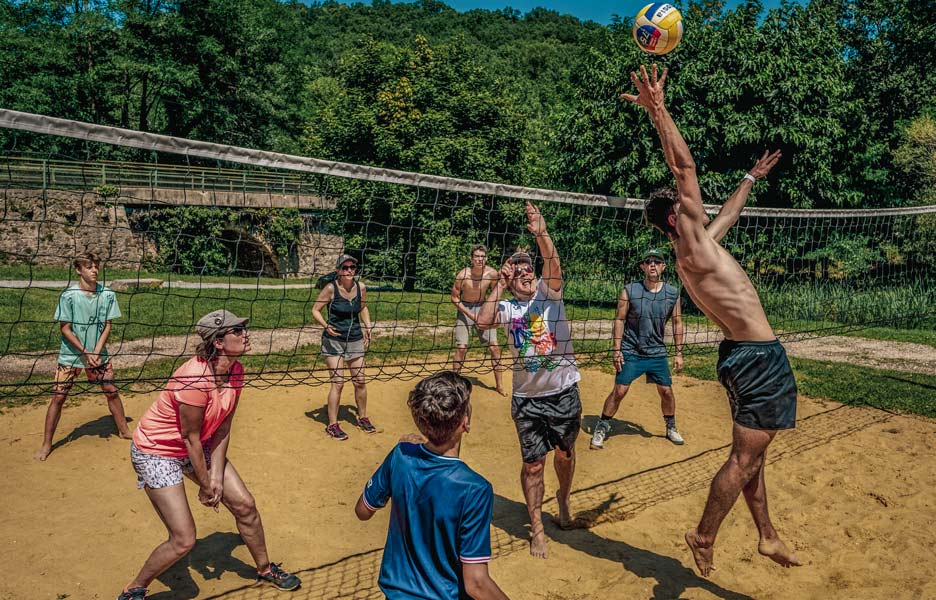 beach volley ardeche