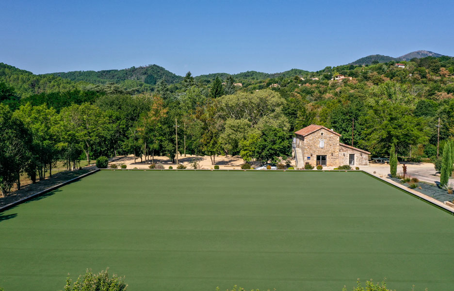 initiation lawn bowl ardeche