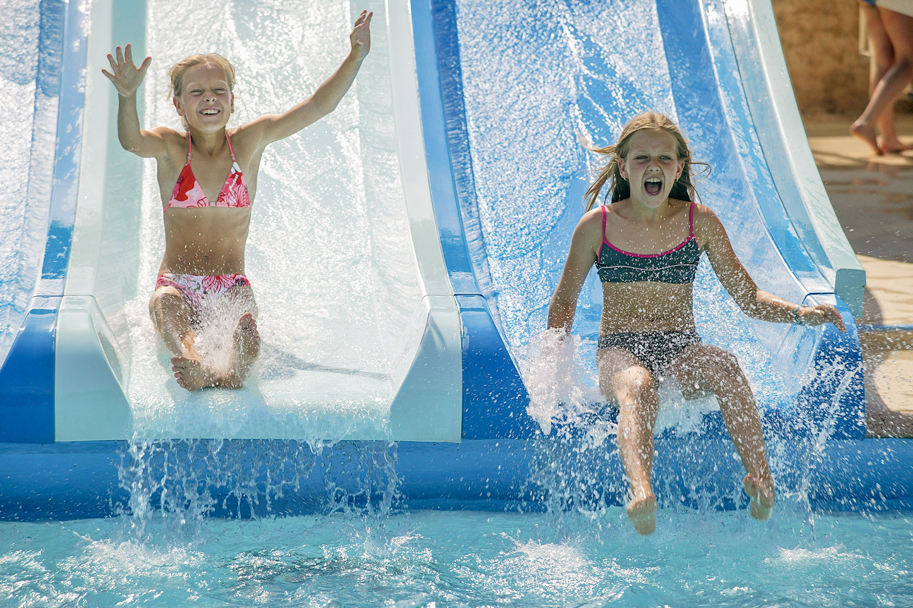 toboggan aquatique