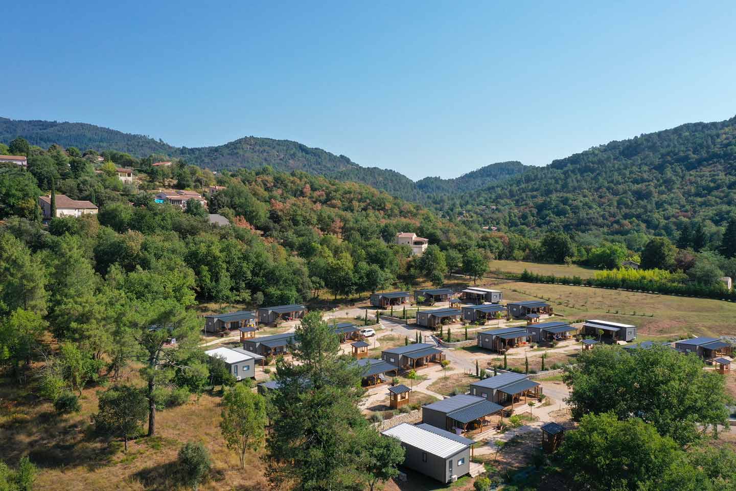 camping nature ardeche