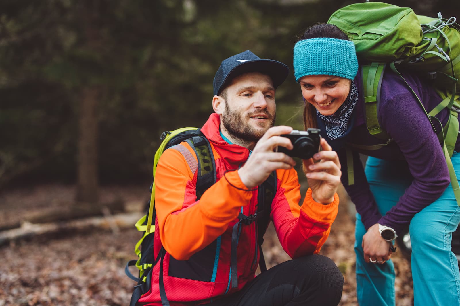 Randonneurs en Ardèche