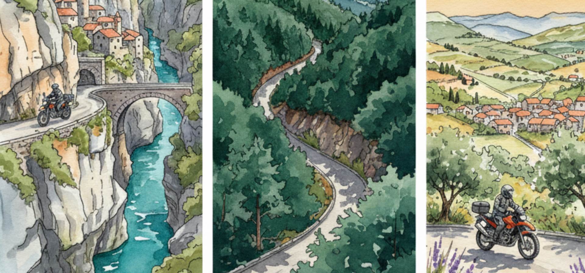 Road-trip moto en Ardèche _ 3 jours d'évasion